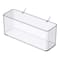 Contenant de rangement transparent moyen pour panneau perforé d’Ordonnez simplement
